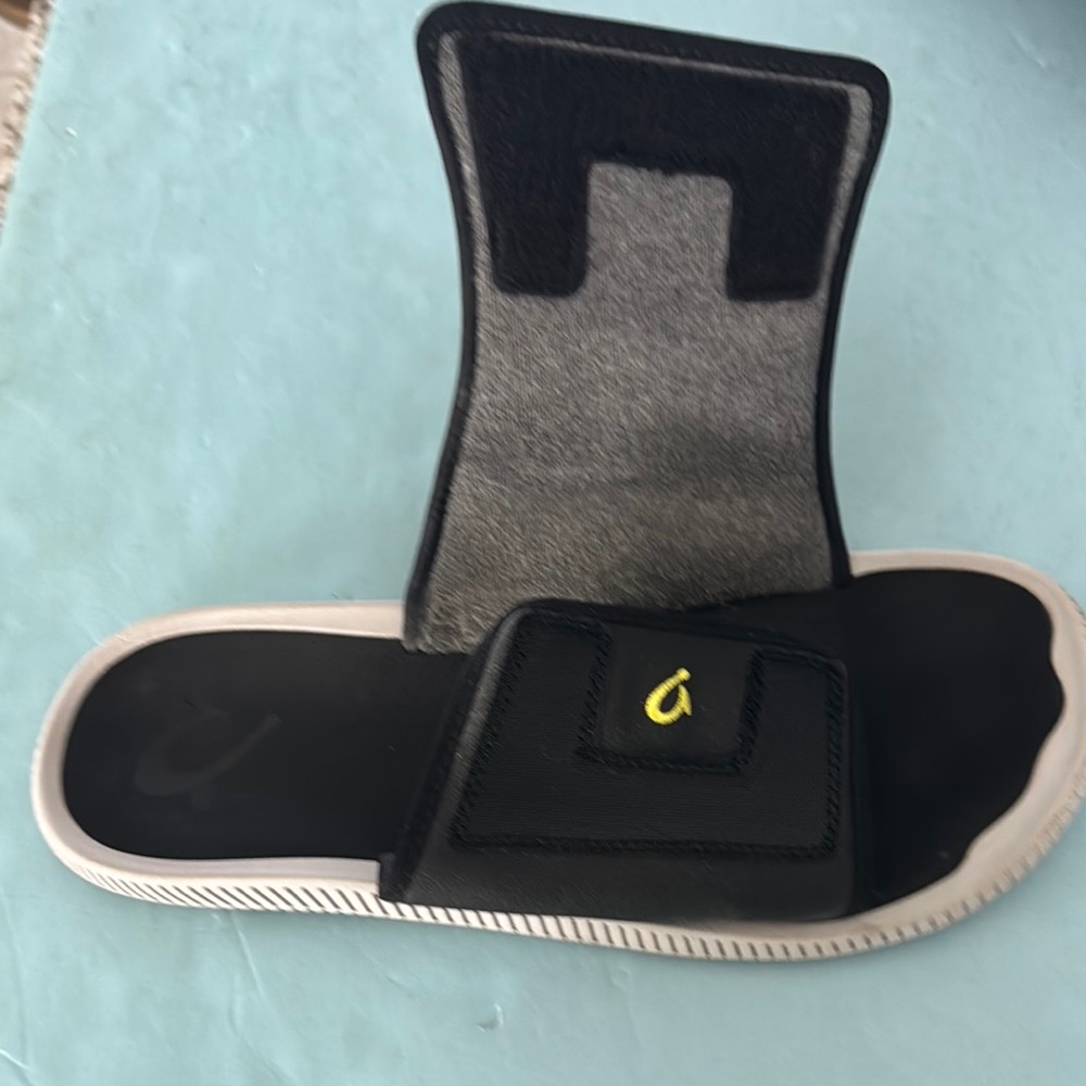 OluKai Black Slide Sandals - Picture 6 of 6